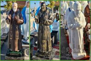 Statue Padre Pio in Cemento
